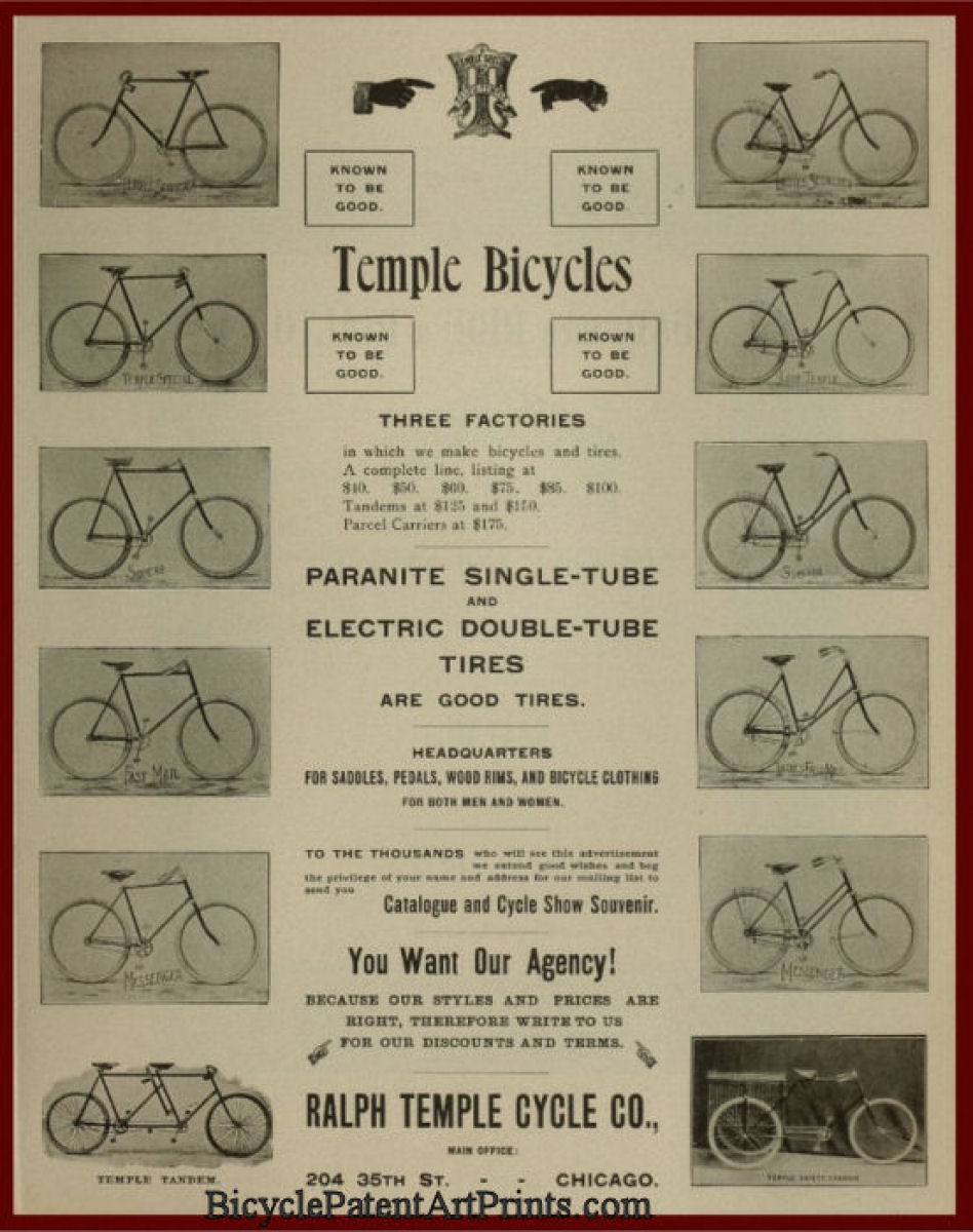 1896 Temple bicycles Scorcher